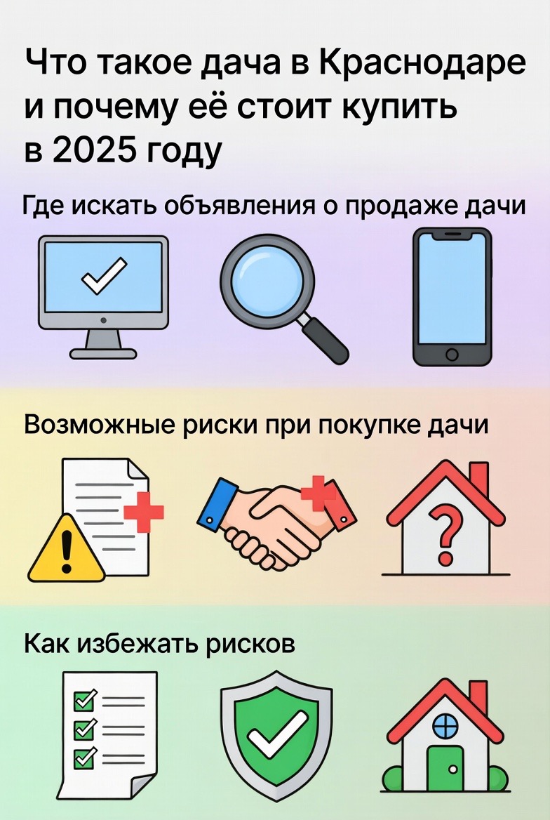 купить дачу в Краснодаре